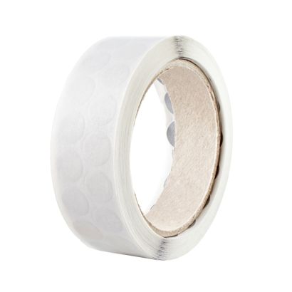 Gewebeklebepunkte, silber 2-bahnig | 15 mm | 1.000 STK