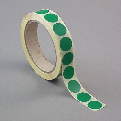 Markierungspunkte aus Papier 30 mm | dunkelgrün
