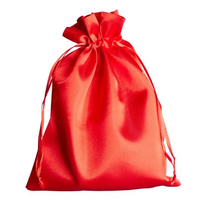 Satinsäckchen rot | 150 x 200 mm