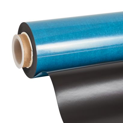 Magnetfolie selbstklebend, roh, 1.070 x 0,5 mm, Rolle mit 20 m 