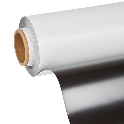 Magnetfolie zum Bedrucken, weiß 1.270 mm | 30 m | 0,35 mm