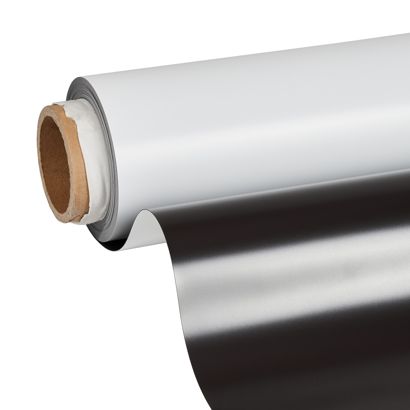 Magnetfolie zum Bedrucken, weiß 1.070 mm | 10 m | 0,6 mm
