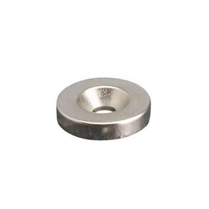 Scheibenmagnete aus Neodym mit Bohrung und Senkung 