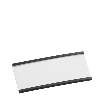 Etikettenhalter, C-Profil, magnetisch,  Abschnitte 40 mm | 80 mm | nicht selbstklebend 
