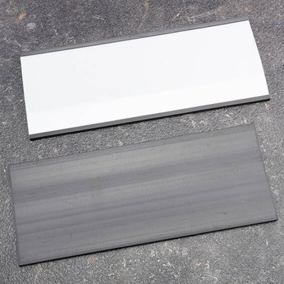 Etikettenhalter, C-Profil, magnetisch,  Abschnitte 60 mm | 180 mm | 