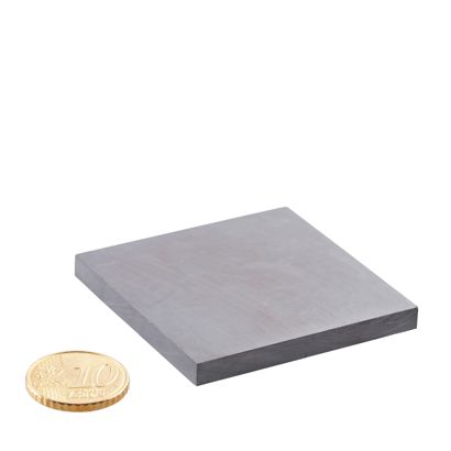 Quadermagnete aus Ferrit, Y35 50 x 50 mm | 5 mm