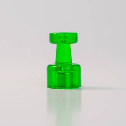 Magnetpins, ø = 10 mm, zu 10 Stück im Set grün