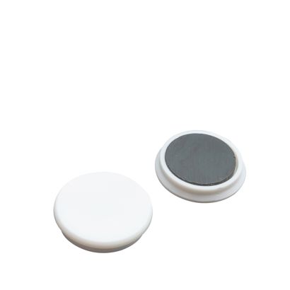 Büromagnet, rund 32 mm | weiß