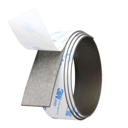 Neodym Magnetband, selbstklebend, extra stark 20 mm | 480 g/cm² | 1 m | 1,5 mm
