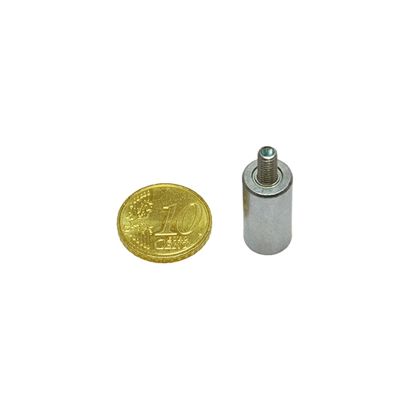 AlNiCo-Stabgreifer mit Gewinde 10 mm