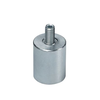 Aimants grappin cylindrique AlNiCo avec filetage 20 mm