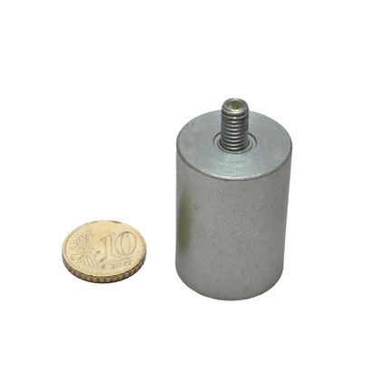 AlNiCo-Stabgreifer mit Gewinde 25 mm