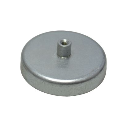 Ferrit-Topfmagnete mit Gewindebuchse 50 mm | 18,5 mm | Ferrit, Stahl