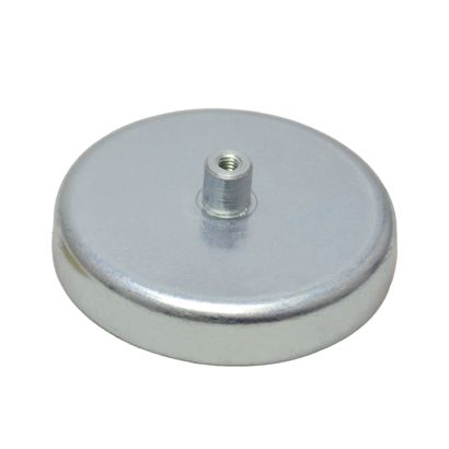Aimants en pot en ferrite avec manchon fileté 57 mm | 18,5 mm | null