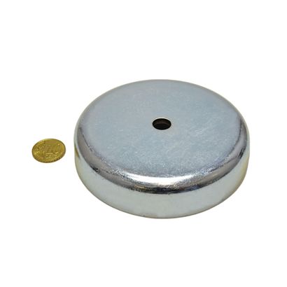 Aimants en pot en ferrite avec alésage de cylindre 