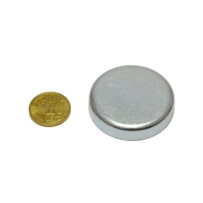 Aimants en pot en ferrite à coller 40 mm