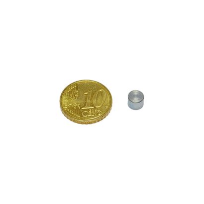 Aimants en pot en néodyme à coller 6 mm | 4,5 mm