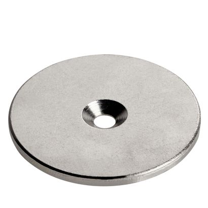 Metallscheibe mit Bohrung und Senkung 50 mm