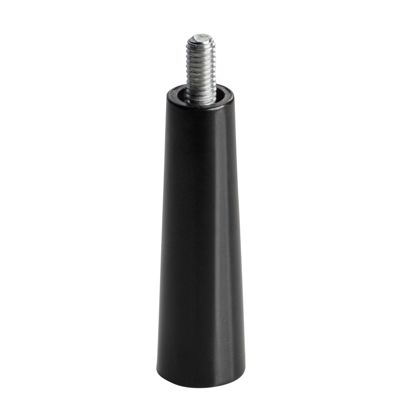 Kunststoffgriff schwarz, mit Gewindezapfen M4x8 mm 