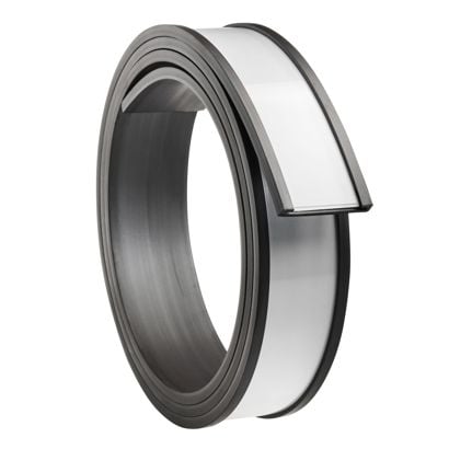 Etikettenhalter, C-Profil, magnetisch,  Abschnitte 25 mm | 1.000 mm | 