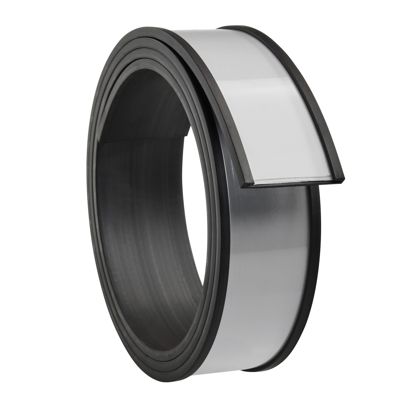 Etikettenhalter, C-Profil, magnetisch,  Abschnitte 30 mm | 1.000 mm | 