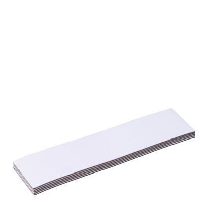Magnetetiketten beschreibbar weiß | 20 x 80 mm