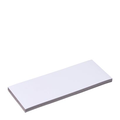 Magnetetiketten beschreibbar weiß | 40 x 100 mm