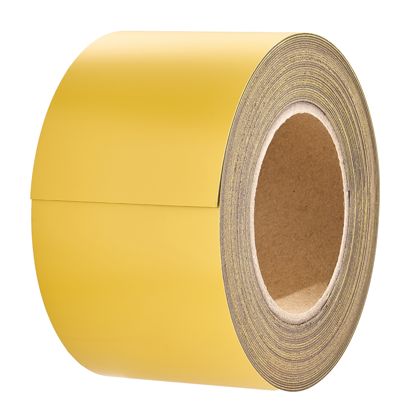 Magnetband farbig 80 mm | gelb | 10 m | 0,85 mm