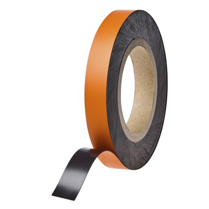 Magnetband farbig 20 mm | orange | 10 m | 0,85 mm