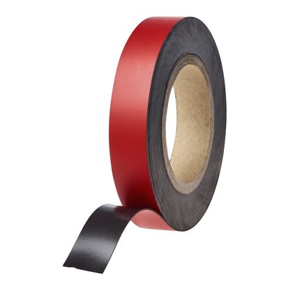 Magnetband farbig 25 mm | rot | 10 m | 0,85 mm