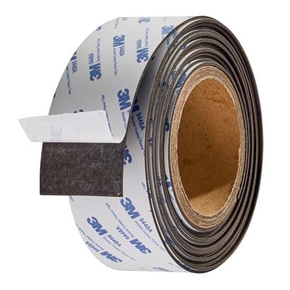 Neodym Magnetband, selbstklebend, extra stark 50 mm | 300 g/cm² | 5 m | 1,5 mm