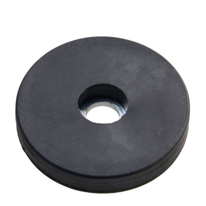 Gummierte Magnete mit Zylinderbohrung 31 mm