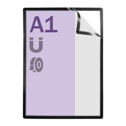 Magnetrahmen A1, selbstklebend schwarz
