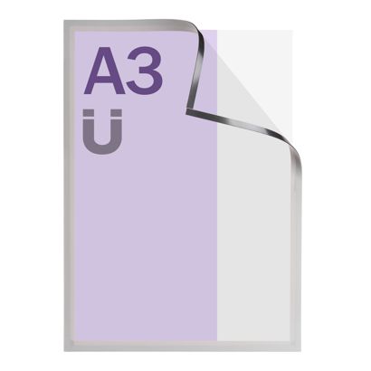 Magnetrahmen A3, magnetisch silber
