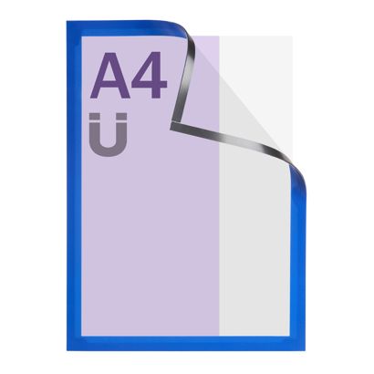 Magnetrahmen A4, magnetisch blau