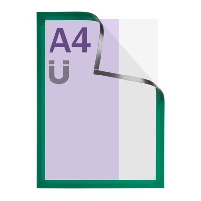 Magnetrahmen A4, magnetisch grün