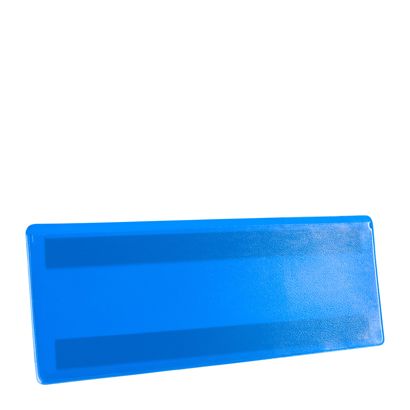 Etikettentaschen magnetisch 220 x 80 mm | blau