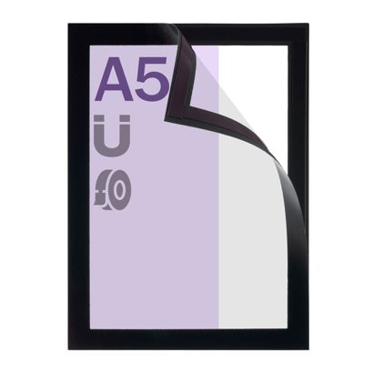 Magnetrahmen A5, selbstklebend randklebend (best price) | schwarz
