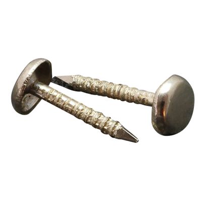 Polsternägel, 20 mm lang, runder Kopf, vernickelt 