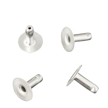 Doppelhohlnieten, Unterteil, offen, Typ A, 10 mm Kopfdurchmesser 