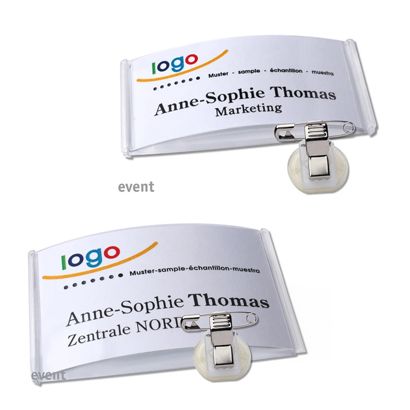 Porte-badges avec pince event 