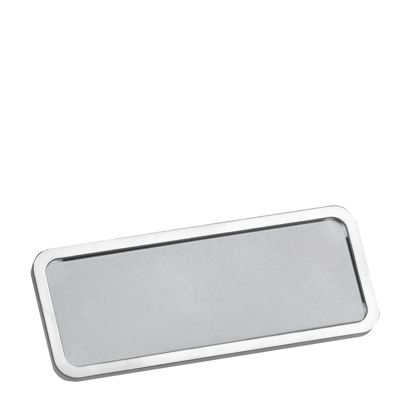Namensschilder OFFICE, magnetisch smag® Magnet | edelstahl | 75 x 27 mm