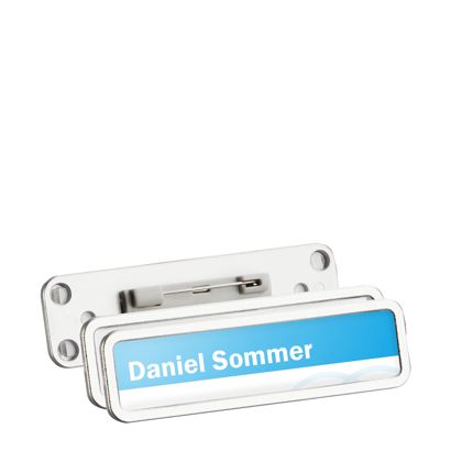 Porte-badges avec épingle TEAM 75 x 17 mm 