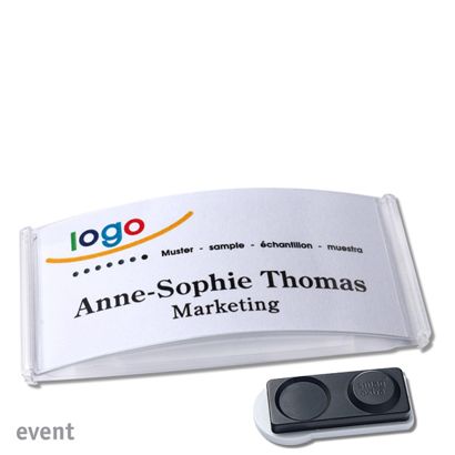 Namensschilder EVENT, magnetisch smag® Magnet, extra stark | 75 x 37 mm