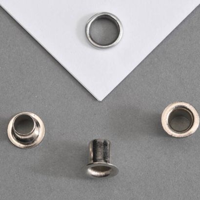Ösen für Papier vernickelt | Nr. 26 - Ø 4,1mm - L 5,7mm