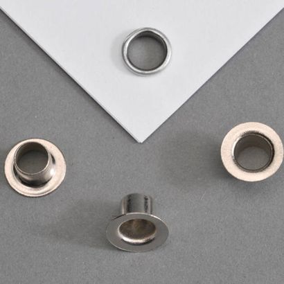 Ösen für Papier vernickelt | Nr. 269 - Ø 5mm - L 5,2mm