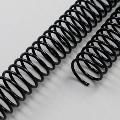 Spiralbinderücken, Plastikspiralen, DIN A4, 4:1 Teilung schwarz | 28 mm