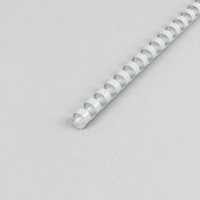 Plastikbinderücken A4, rund 12 mm | grau
