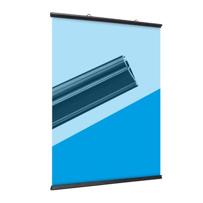 Profils porte-affiches plastique, à insérer 