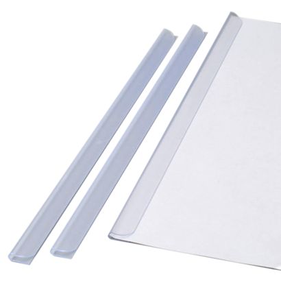 Klemmschienen DIN A3, transparent, 3-4 mm 